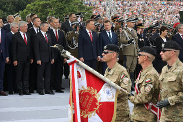 Defilada z okazji święta Wojska Polskiego