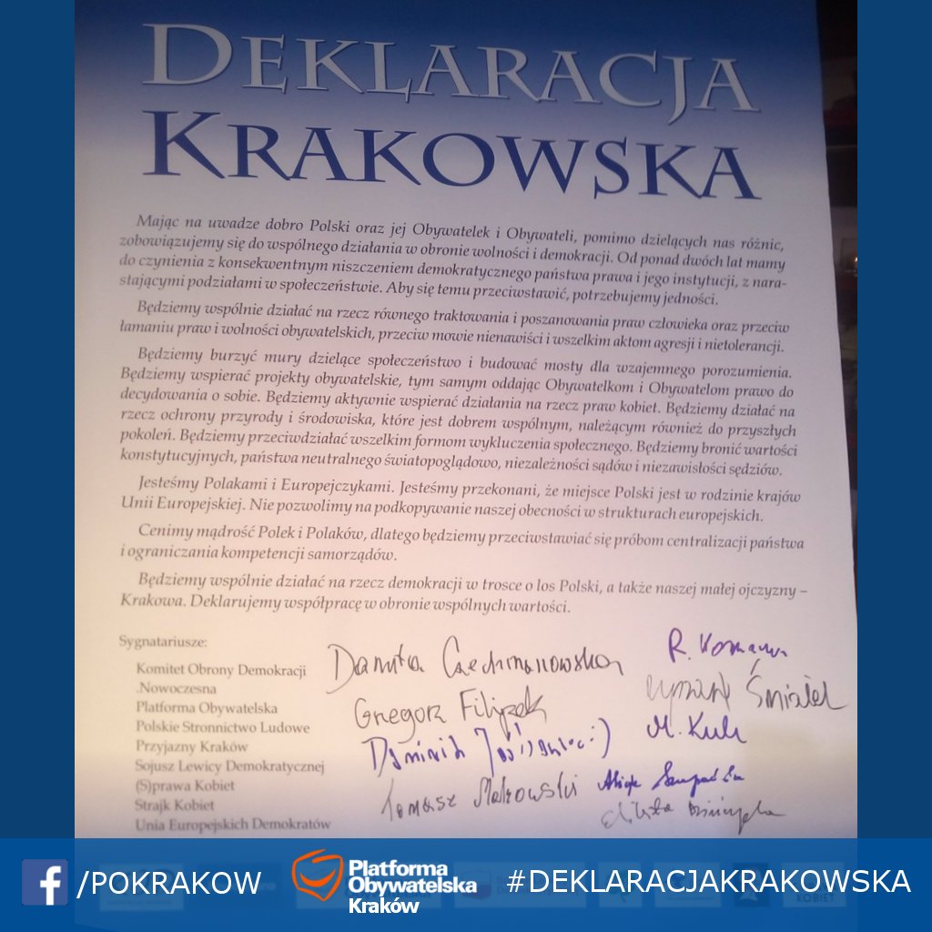 Deklaracja Krakowska