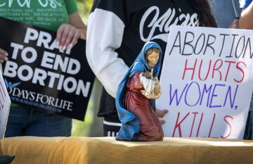 Demonstracja przeciwników aborcji w USA.