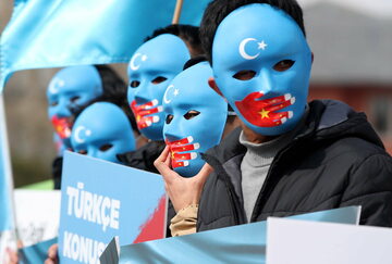 Demonstracja w obronie Ujgurów