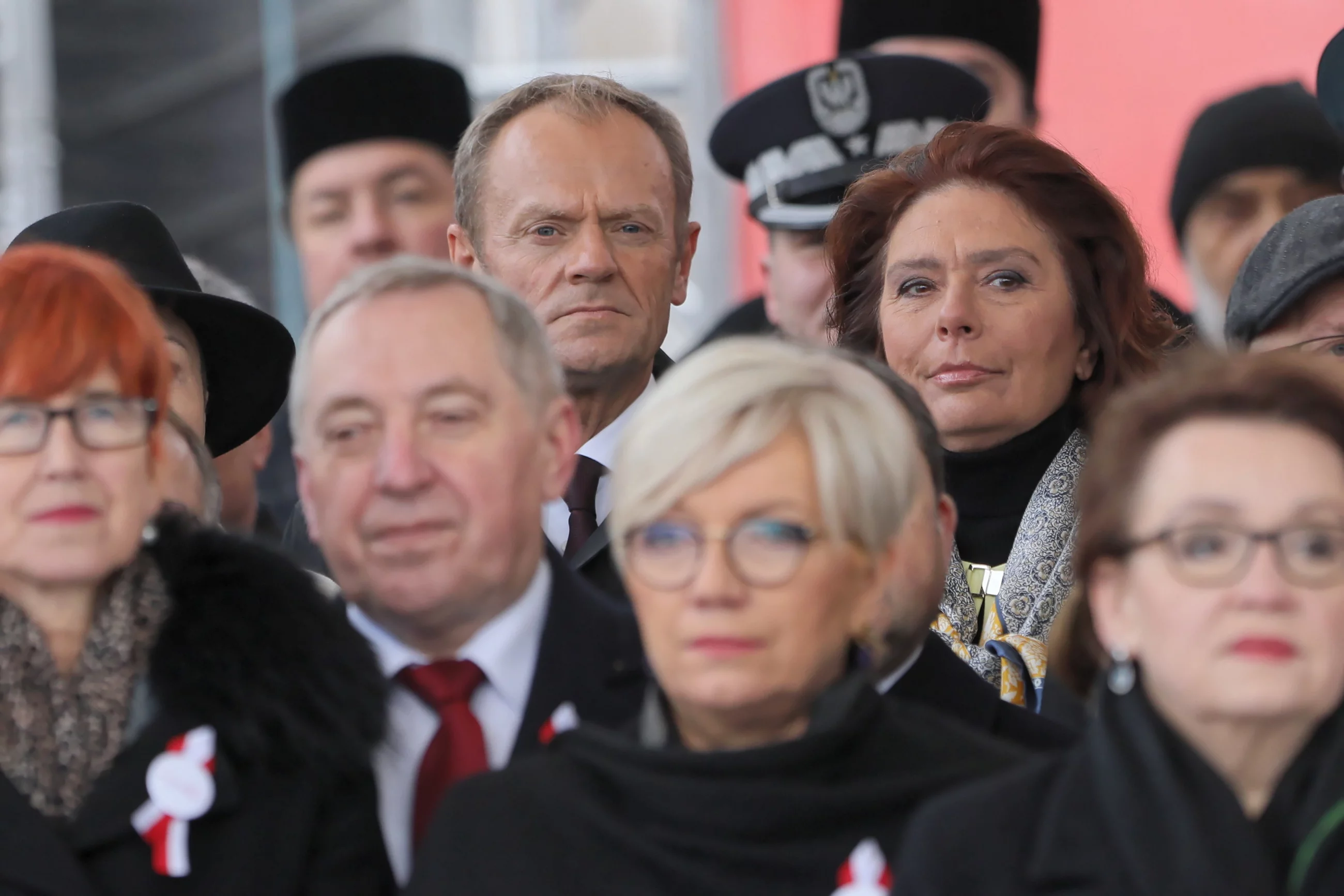 Donald Tusk na obchodach Święta Niepodległości