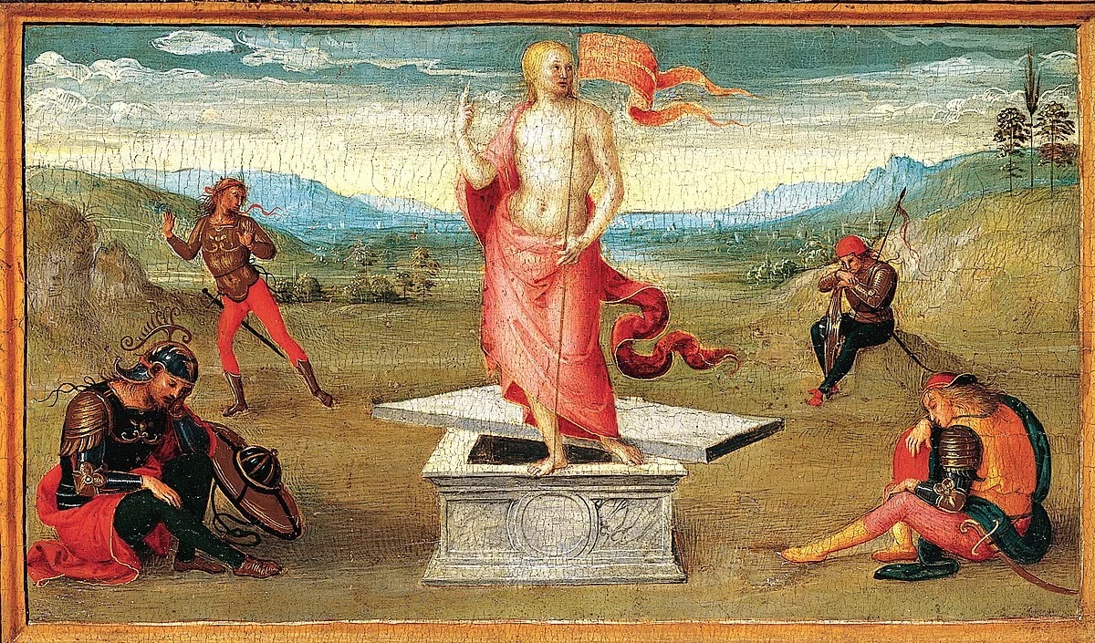 Zmartwychwstanie, mal. Pietro Perugino
