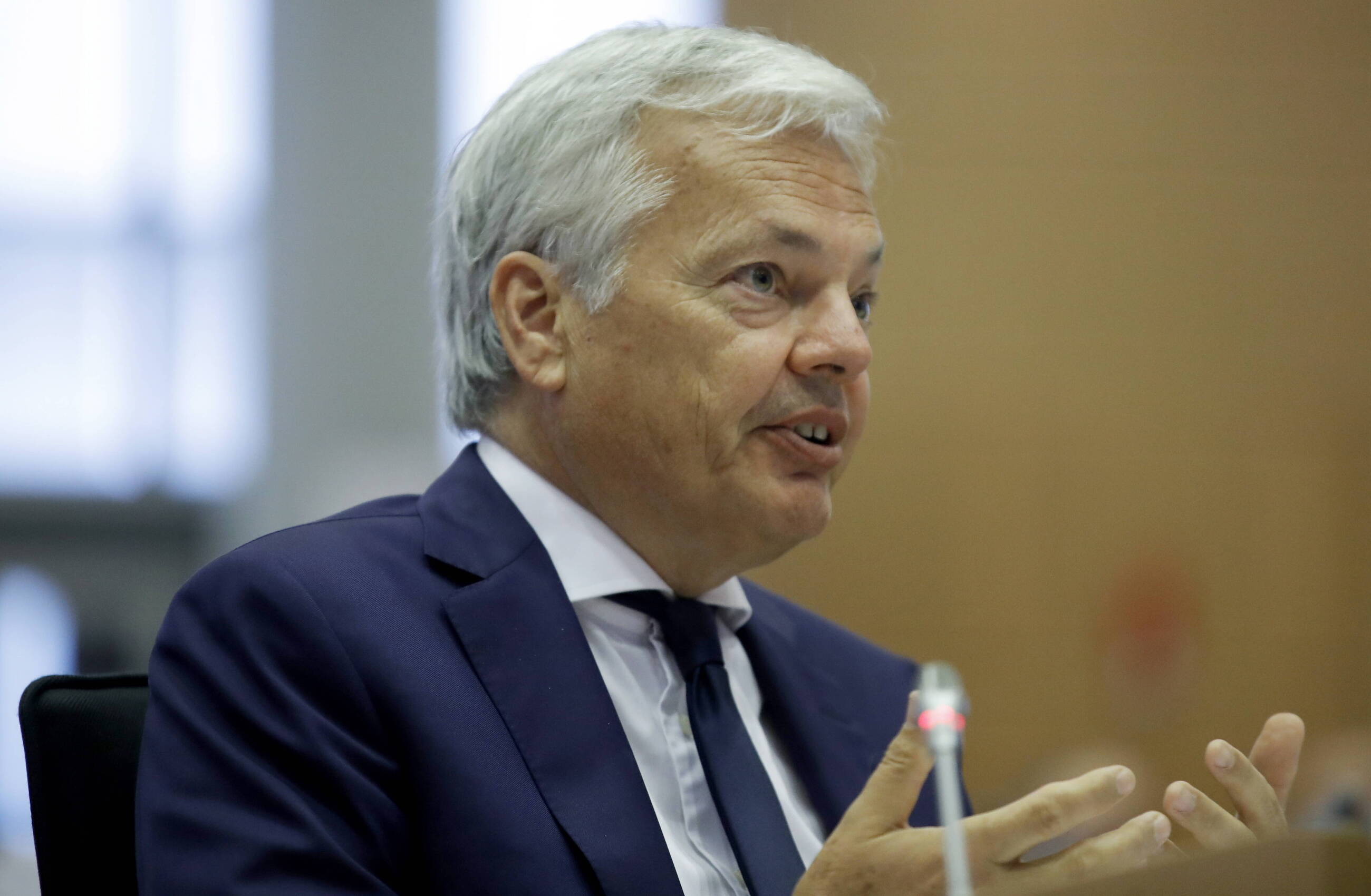 Unijny komisarz do spraw sprawiedliwości Didier Reynders