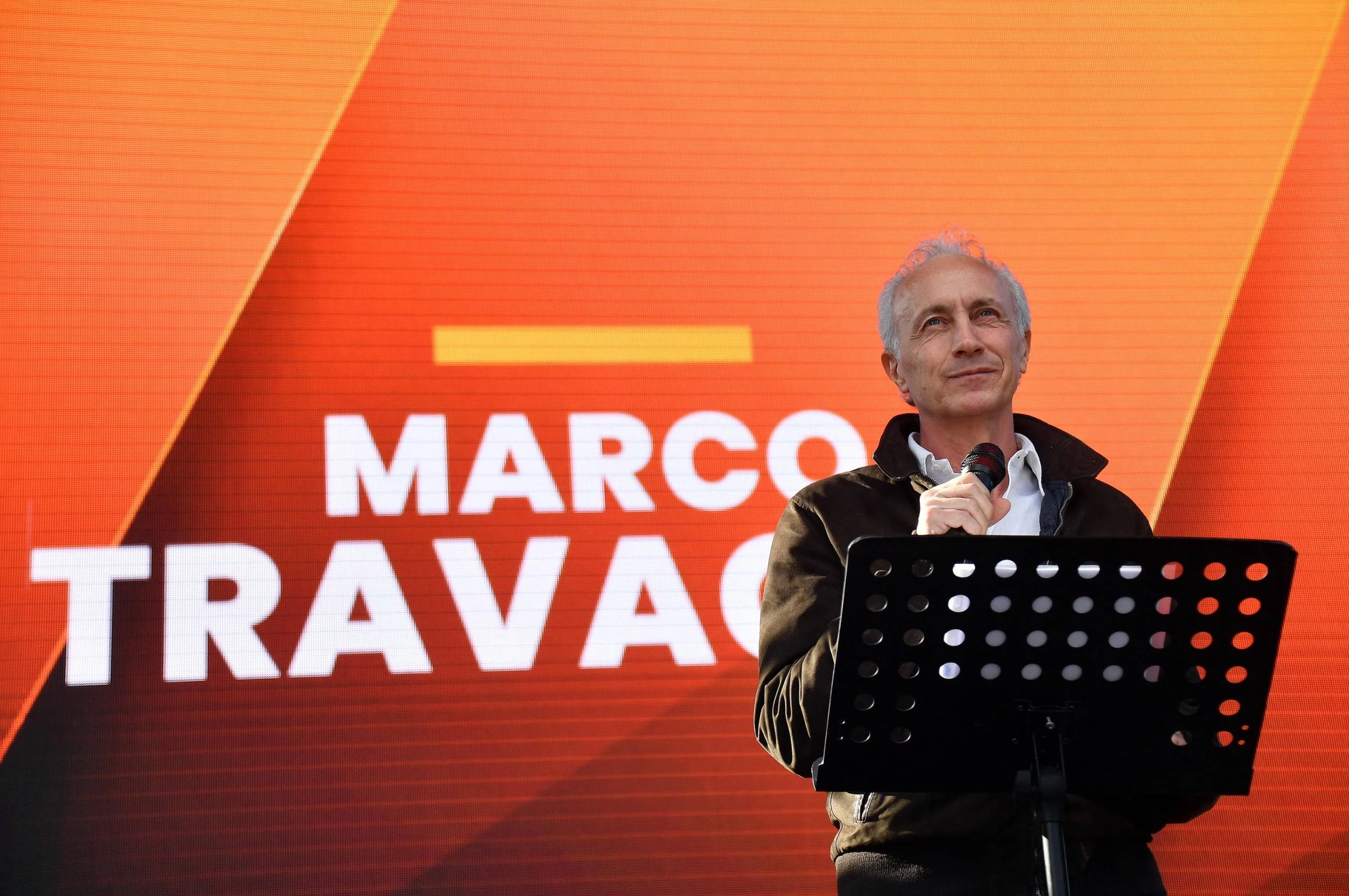 Włoski dziennikarz Marco Travaglio