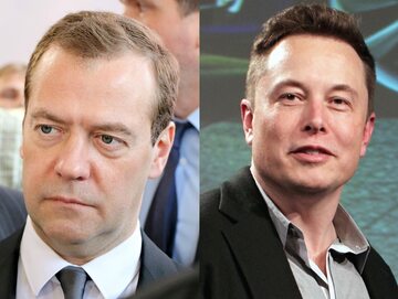 Dmitrij Miedwiediew / Elon Musk
