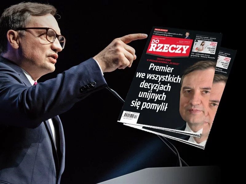 "Do Rzeczy" nr 21: Zbigniew Ziobro w specjalnej rozmowie z "Do Rzeczy": Premier we wszystkich decyzjach unijnych się pomylił