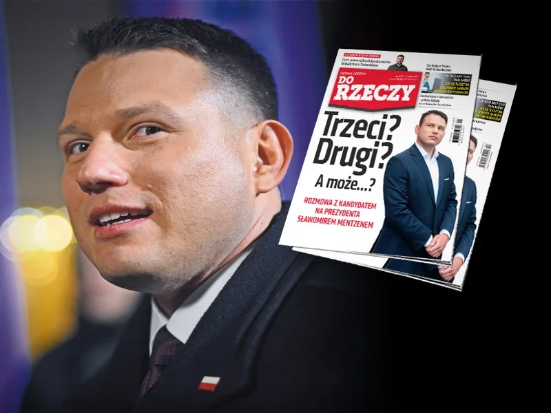 Sławomir Mentzen w nowym numerze "Do Rzeczy"