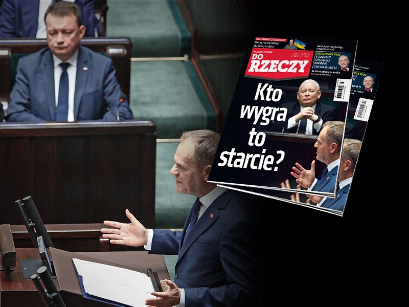 Okładka najnowszego wydania tygodnika "Do Rzeczy": Kto wygra to starcie?