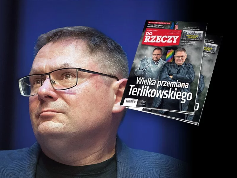 Tomasz Terlikowski na okładce tygodnika "Do Rzeczy"
