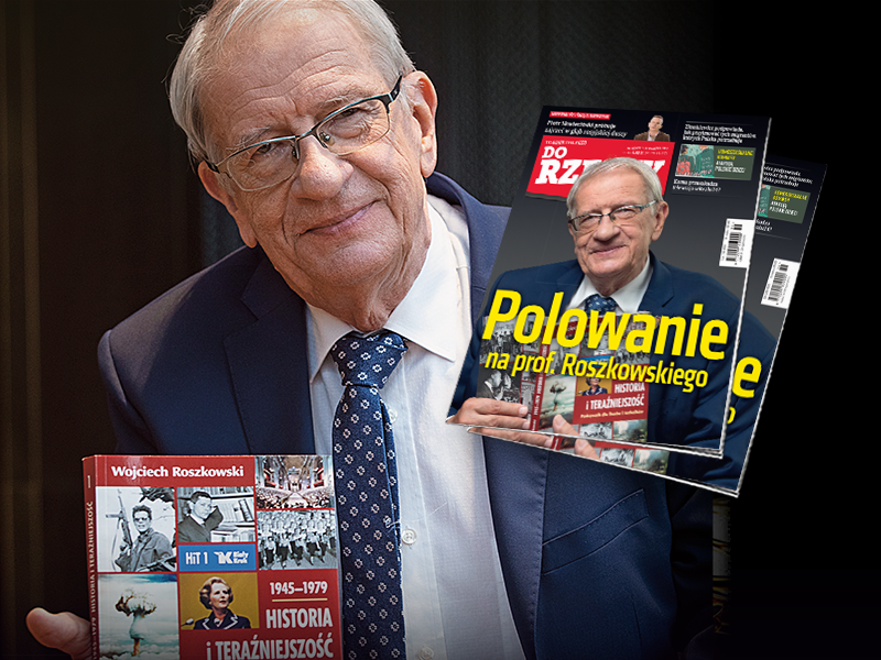 Prof. Wojciech Roszkowski na okładce "Do Rzeczy"