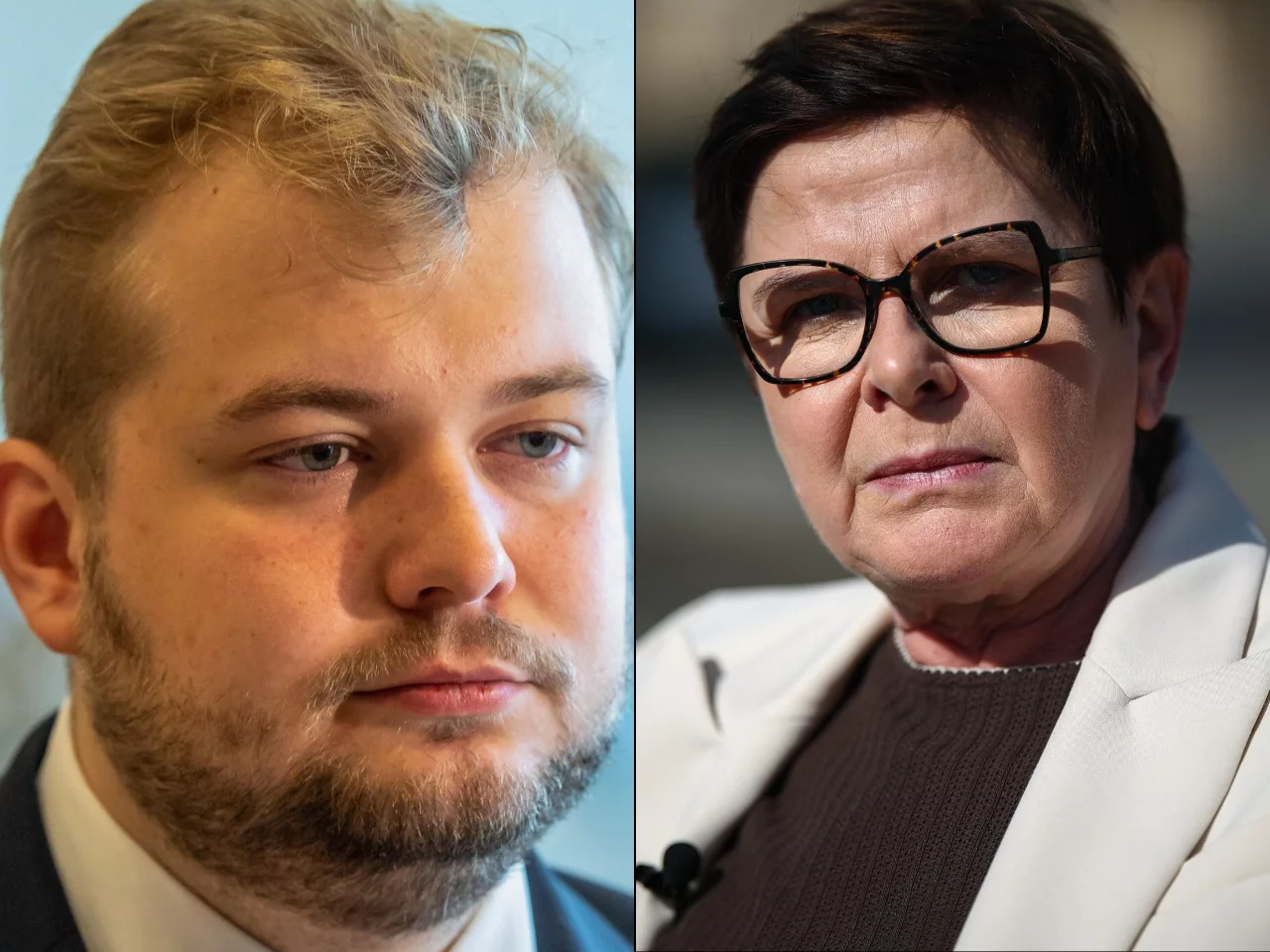 Michał Moskal i Beata Szydło