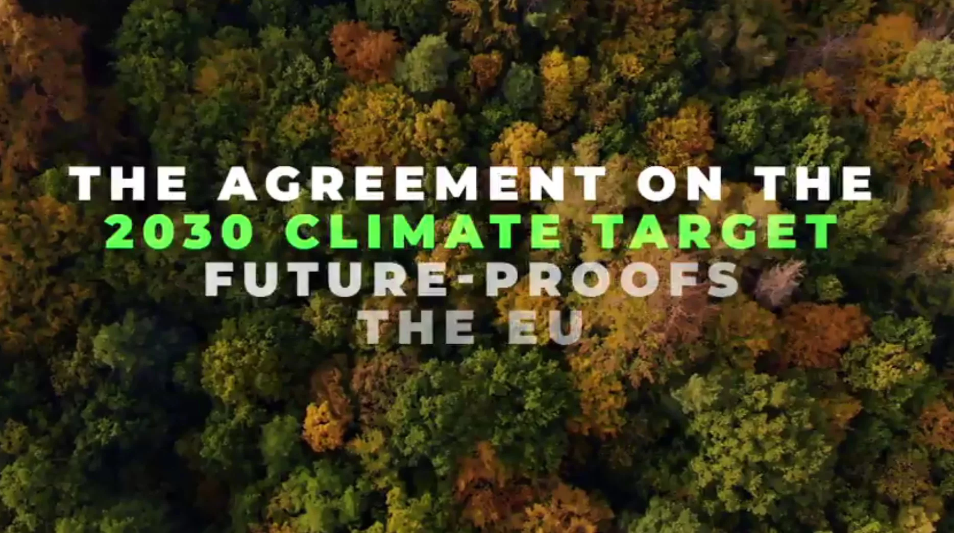 Zdjęcie ze spotu Komisji Europejskiej promującego Europejski Zielony Ład