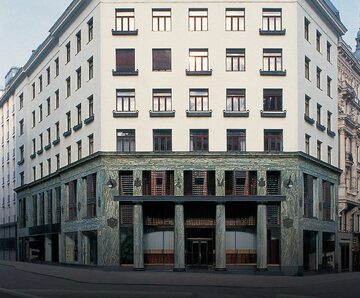 „Dom bez brwi” zaprojektowany przez Adolfa Loosa