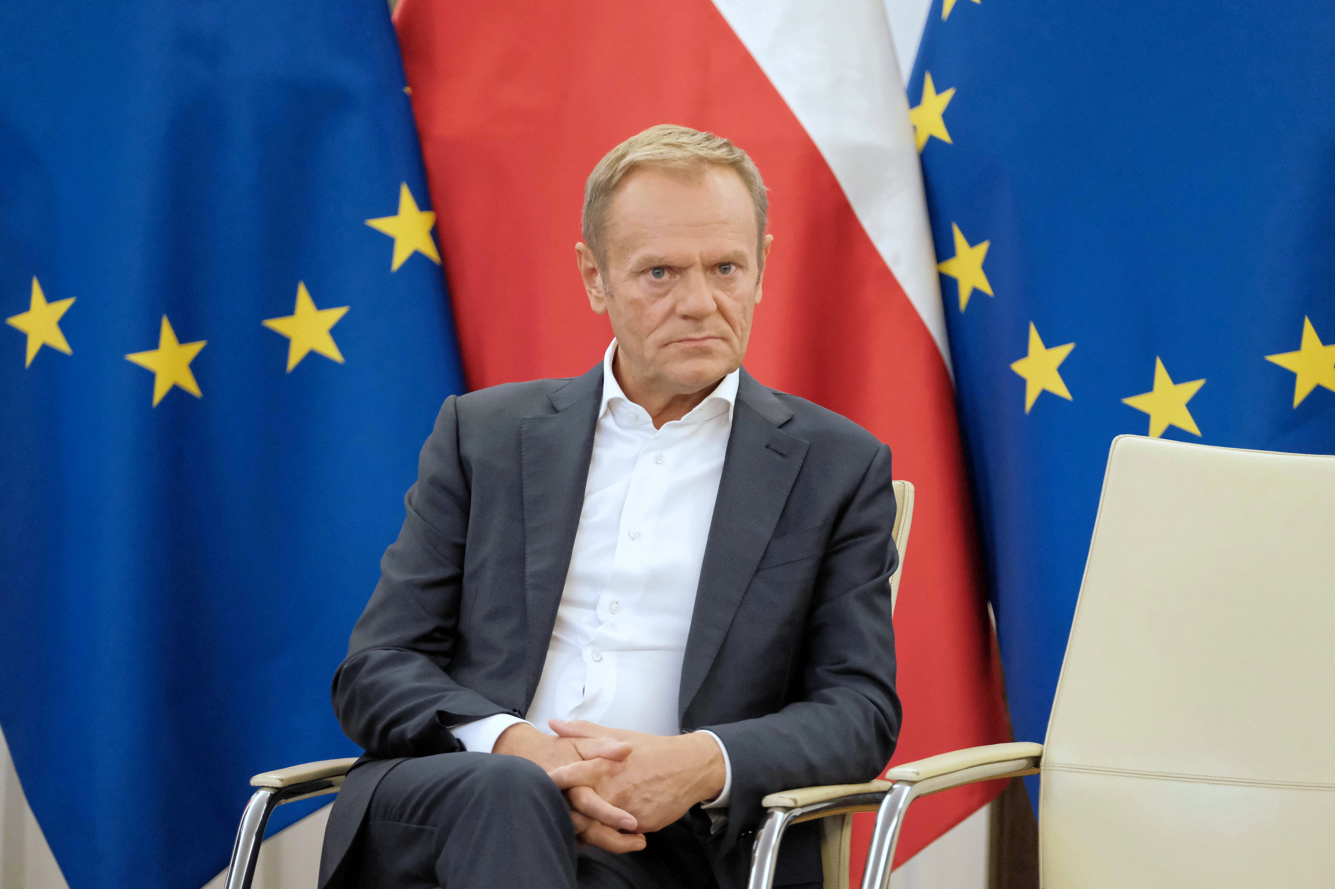 Przewodniczący PO Donald Tusk