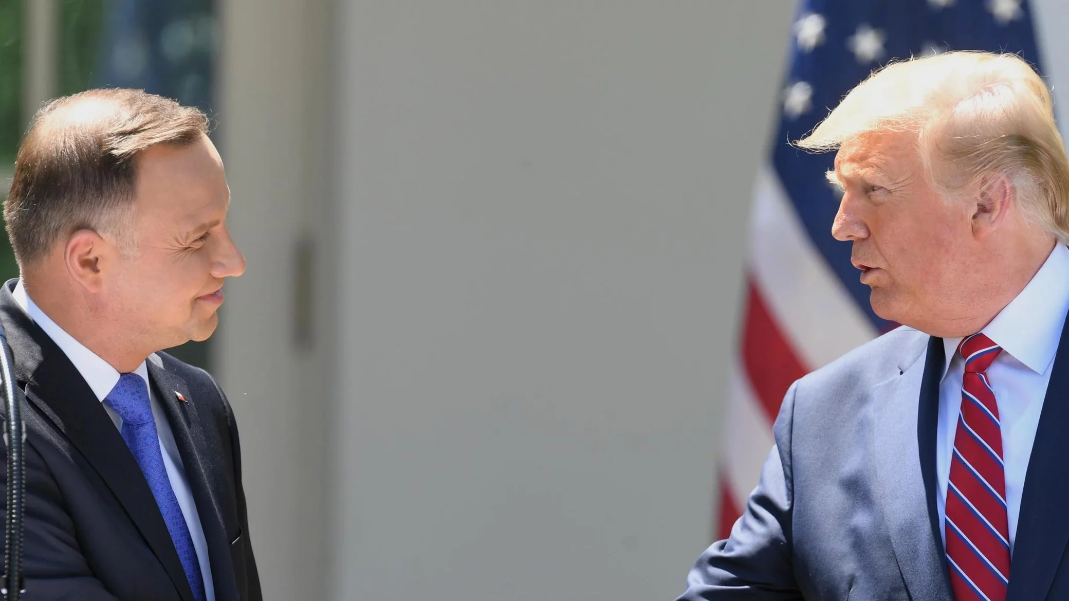 Andrzej Duda i Donald Trump