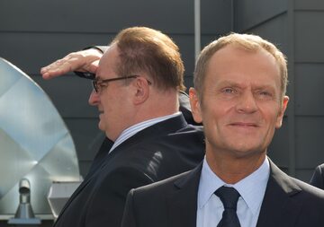Donald Tusk i Jacek Saryusz-Wolski
