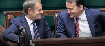 Donald Tusk i Radosław Sikorski