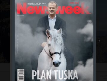 Donald Tusk na okładce "Newsweeka"