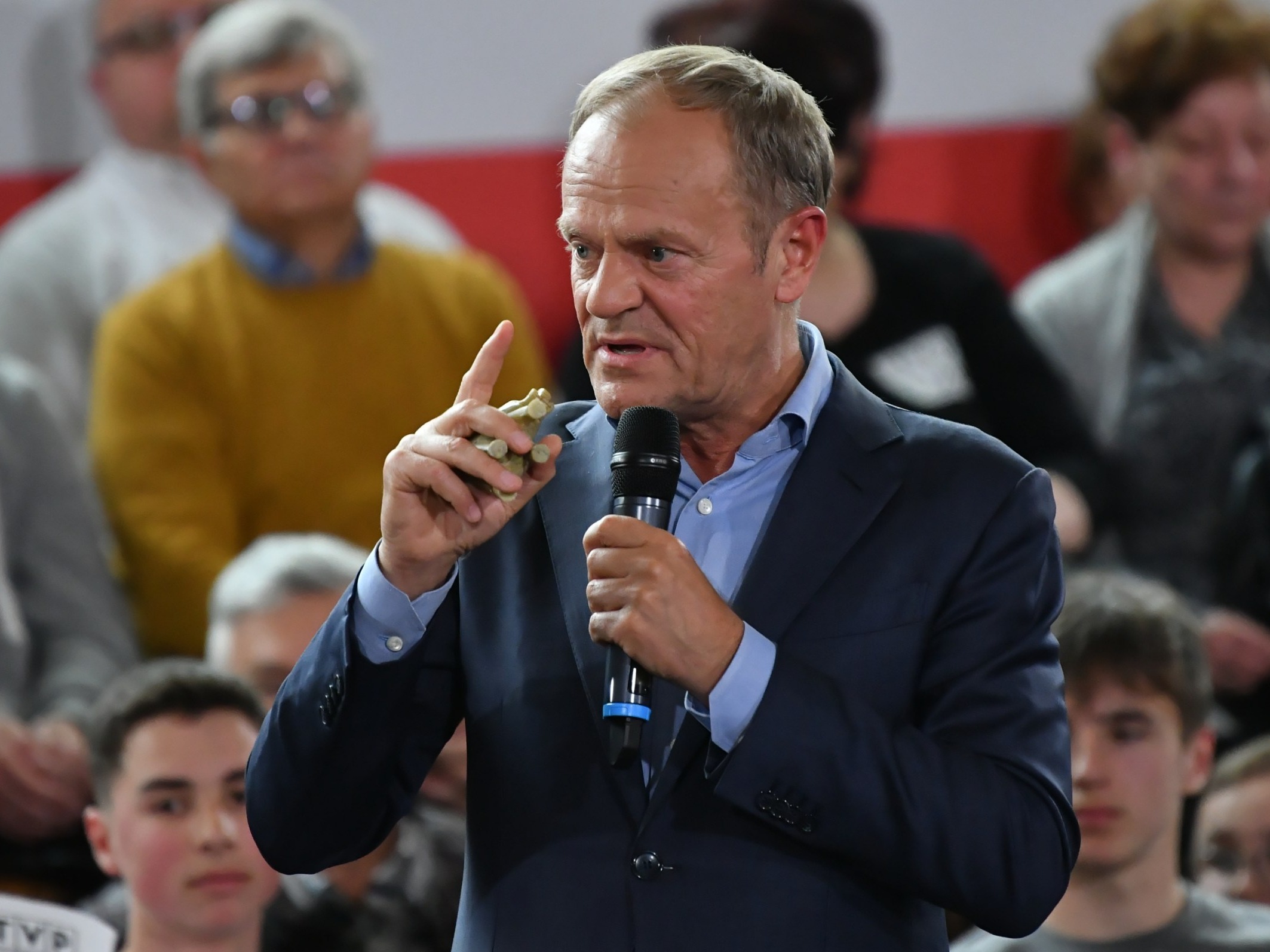 Donald Tusk, szef PO