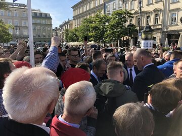 Donald Tusk w Krakowie