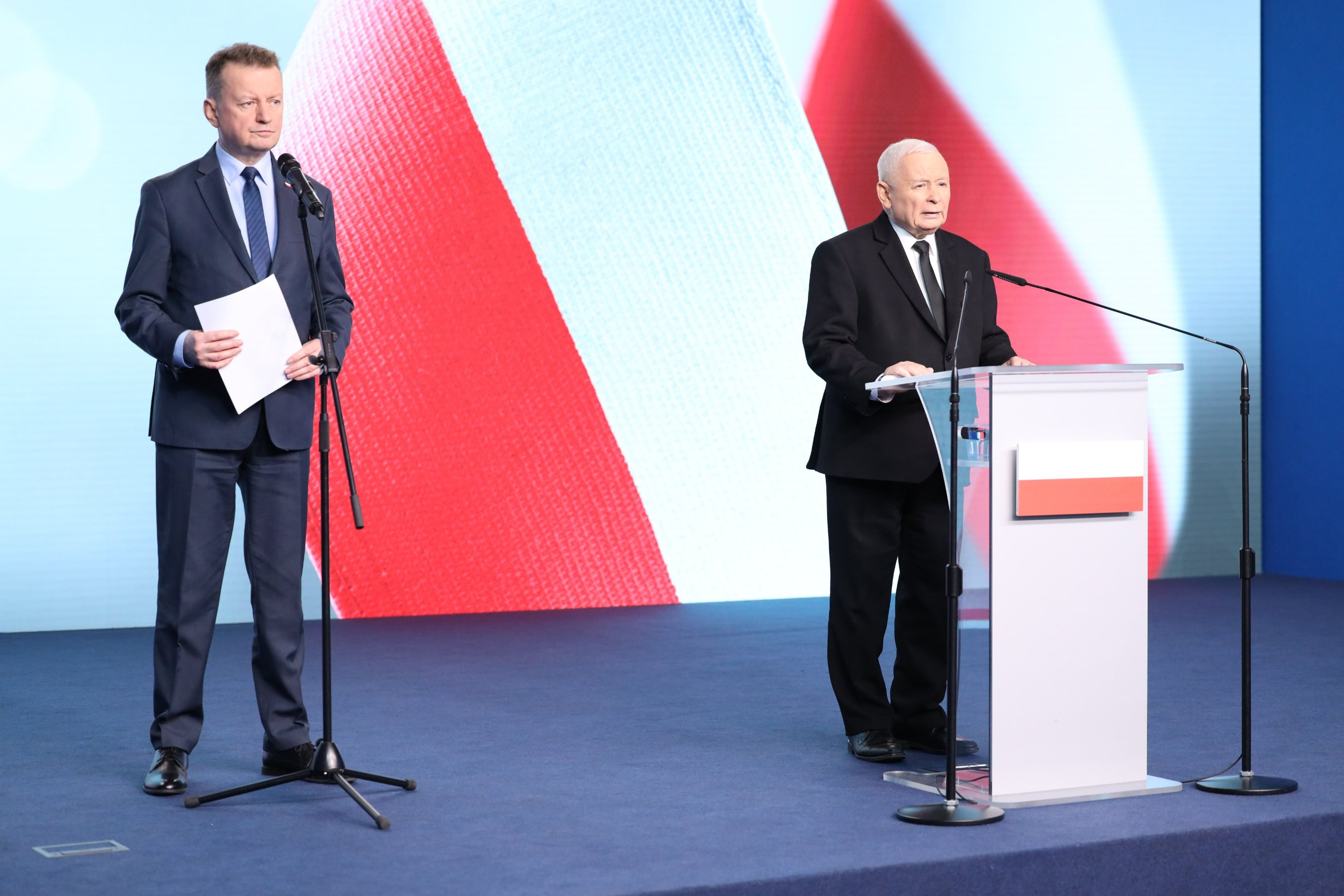 Mariusz Błaszczak i Jarosław Kaczyński