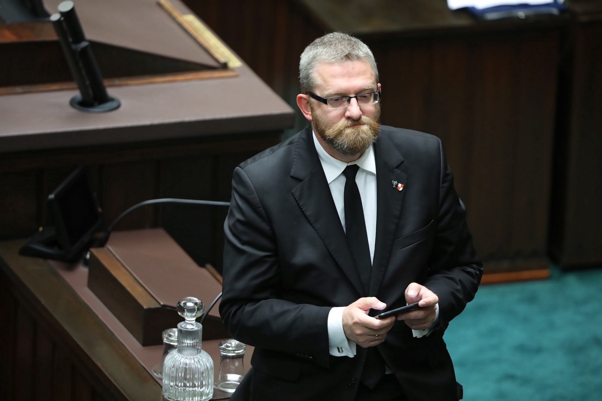 Poseł Konfederacji Grzegorz Braun