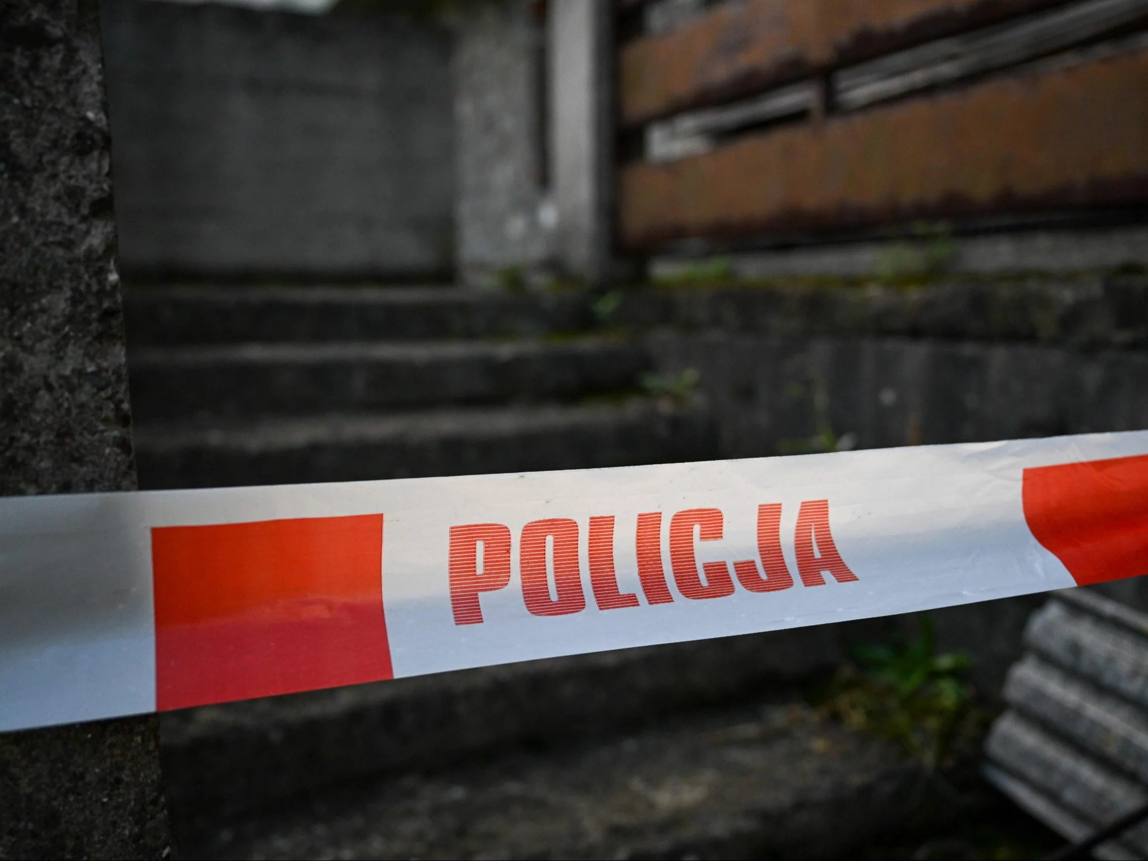 Policyjna taśma, zdjęcie ilustracyjne