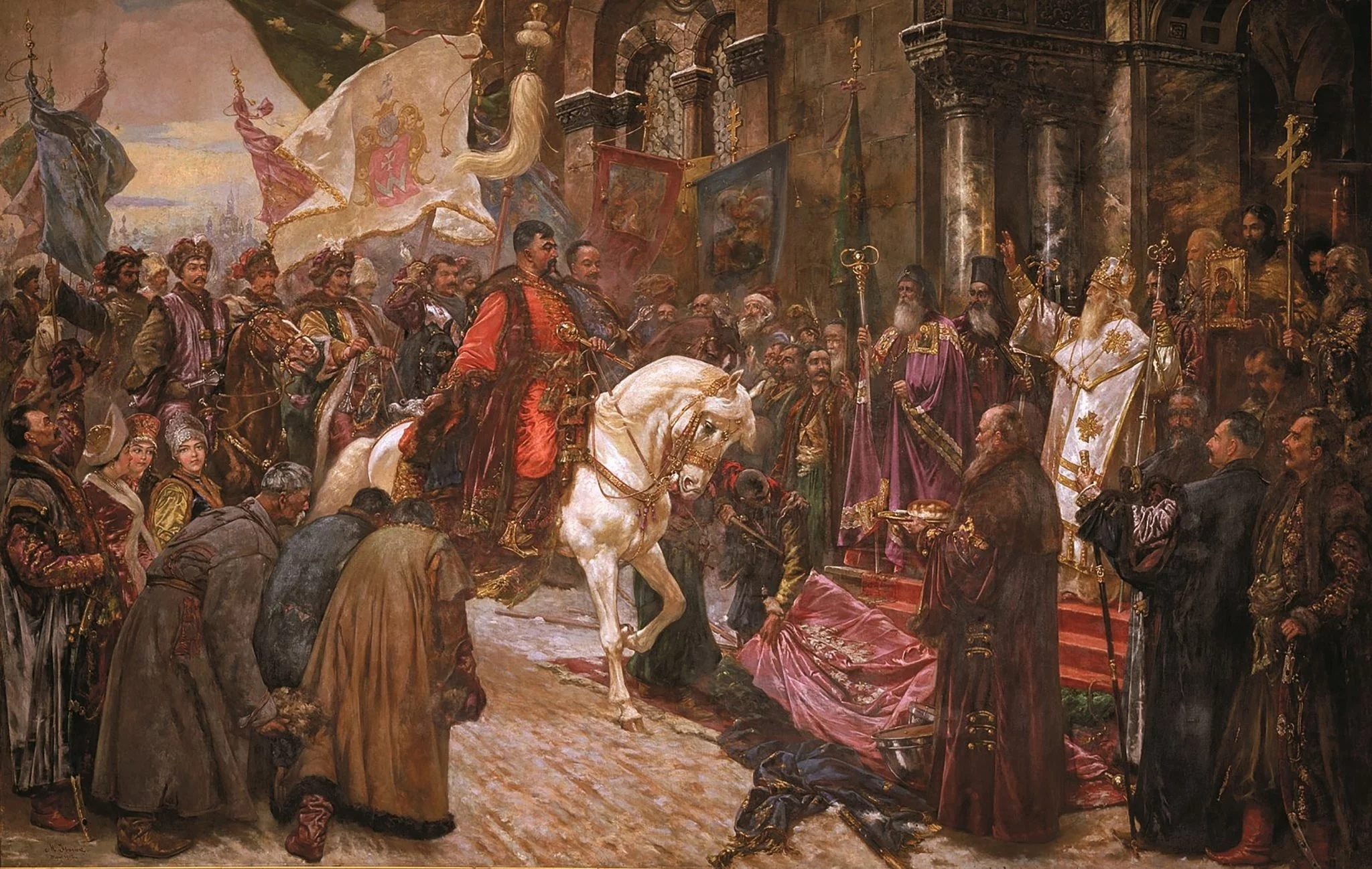 Bohdan Chmielnicki w Kijowie