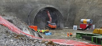 Drążenie tunelu na zakopiance
