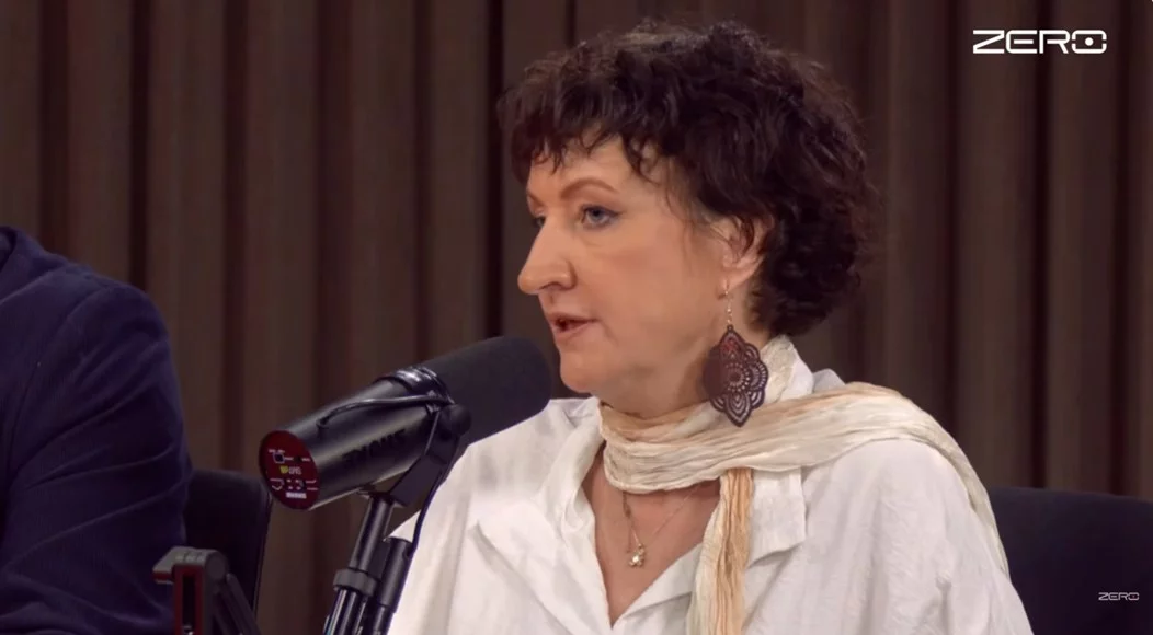 Dziennikarka Agnieszka Burzyńska
