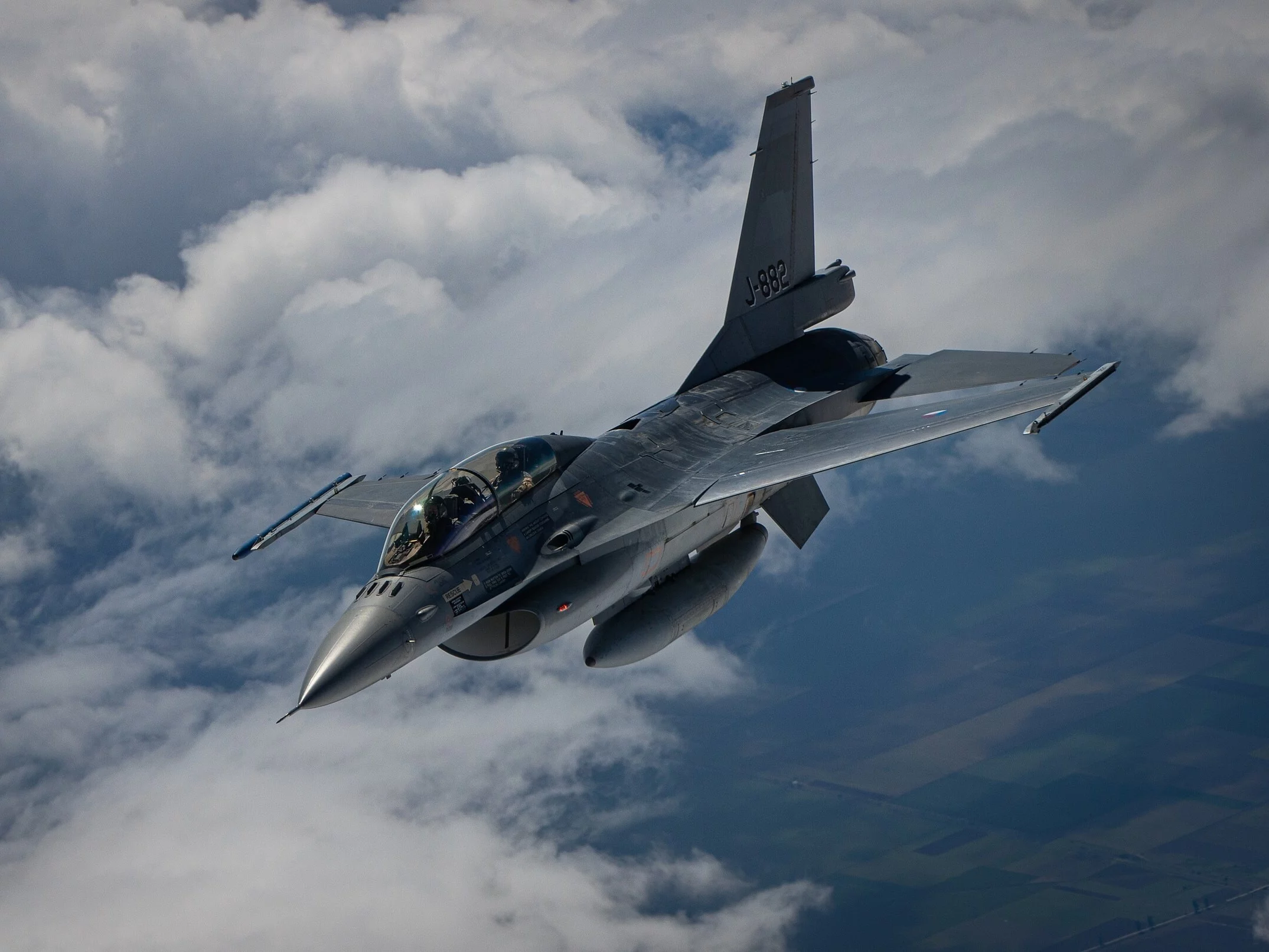 Myśliwiec F-16 Sił Powietrznych Rumunii