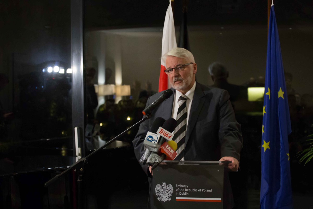 Minister spraw zagranicznych Witold Waszczykowski