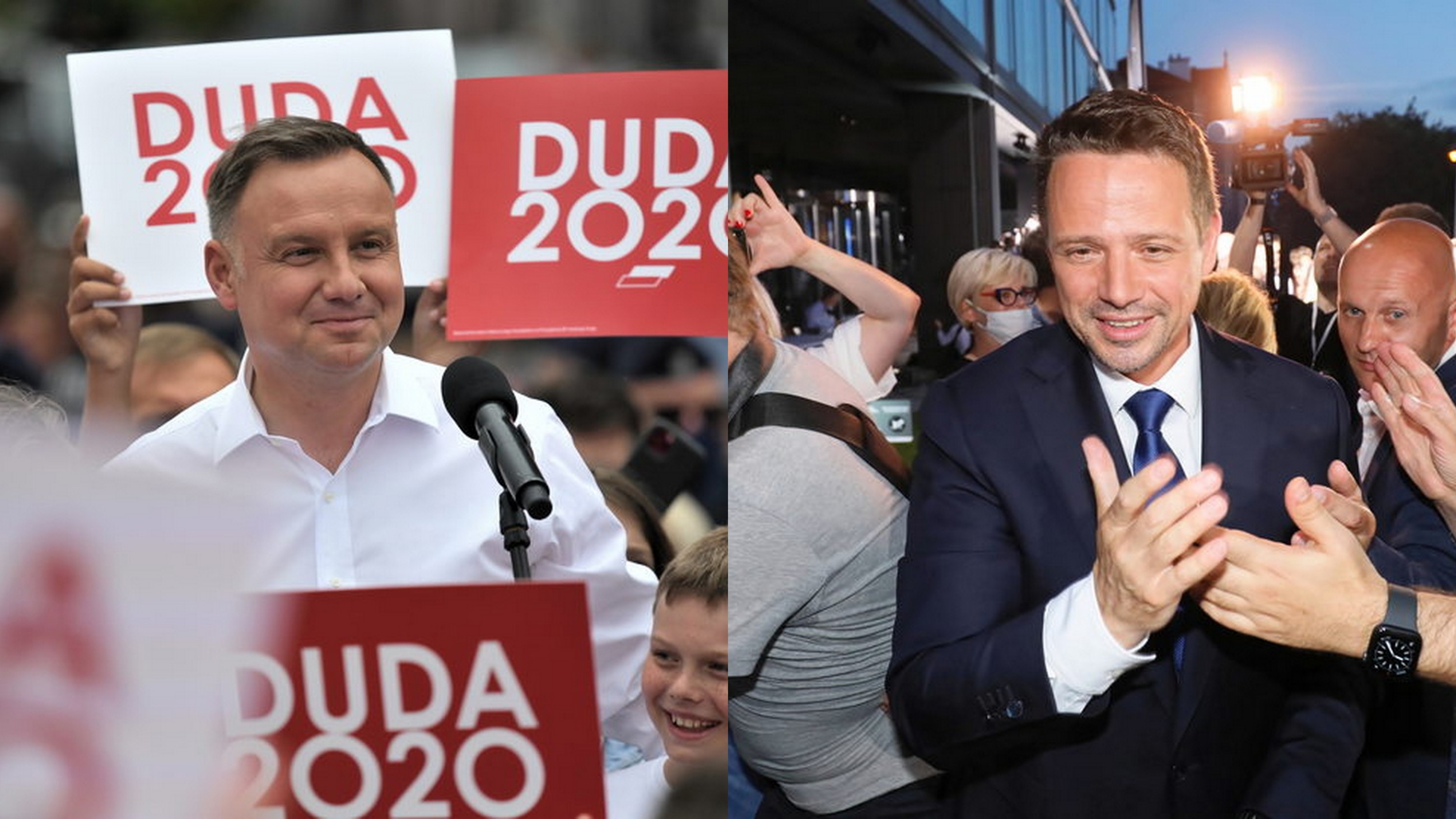 Andrzej Duda i Rafał Trzaskowski