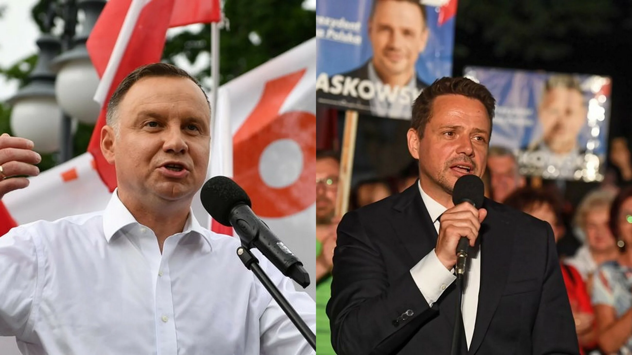 Andrzej Duda i Rafał Trzaskowski