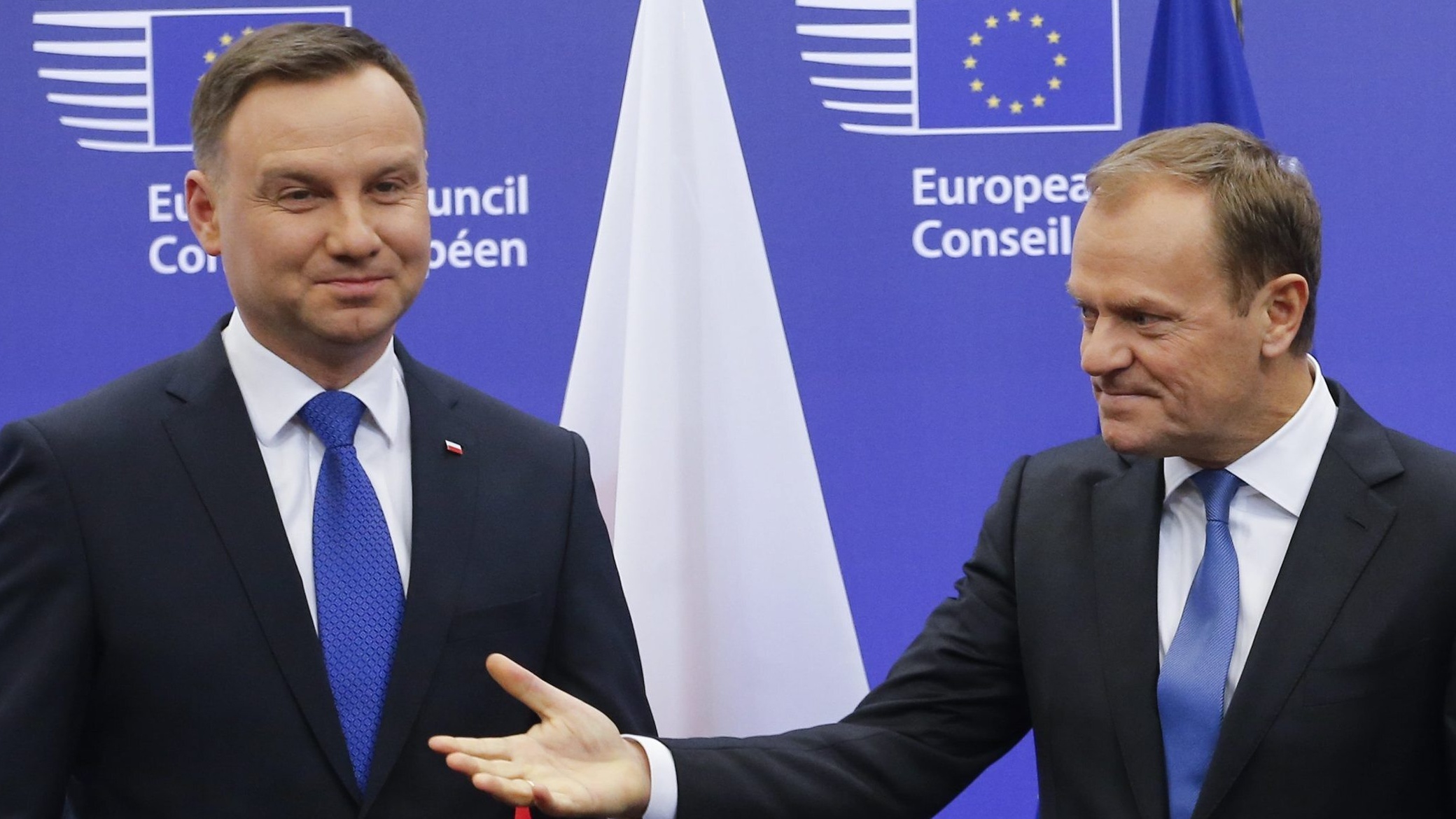 Andrzej Duda i Donald Tusk