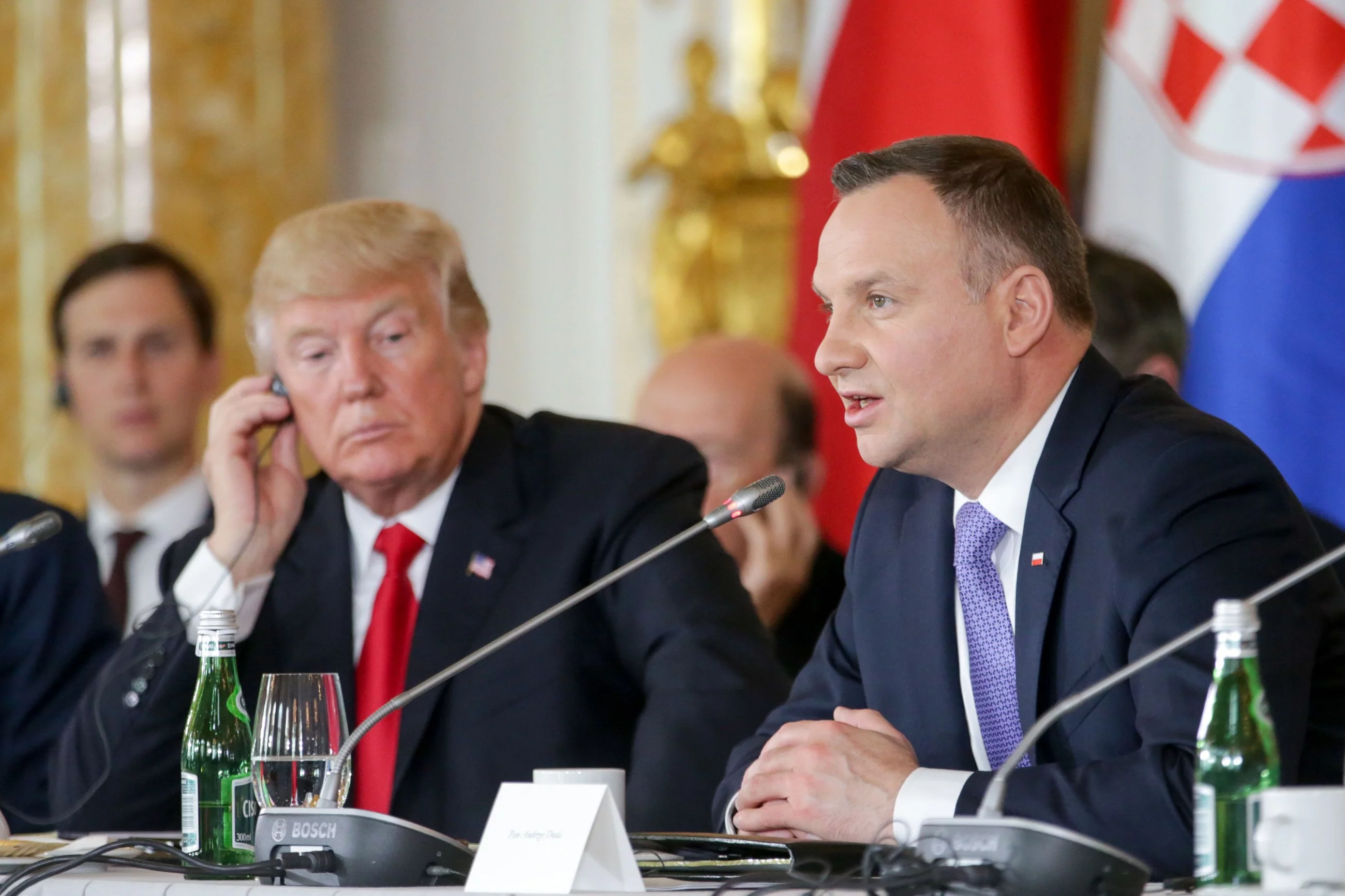 Prezydent Andrzej Duda i prezydent USA Donalda Trump, lipiec 2017 r.