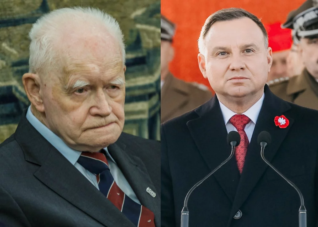 Adam Strzembosz i Andrzej Duda