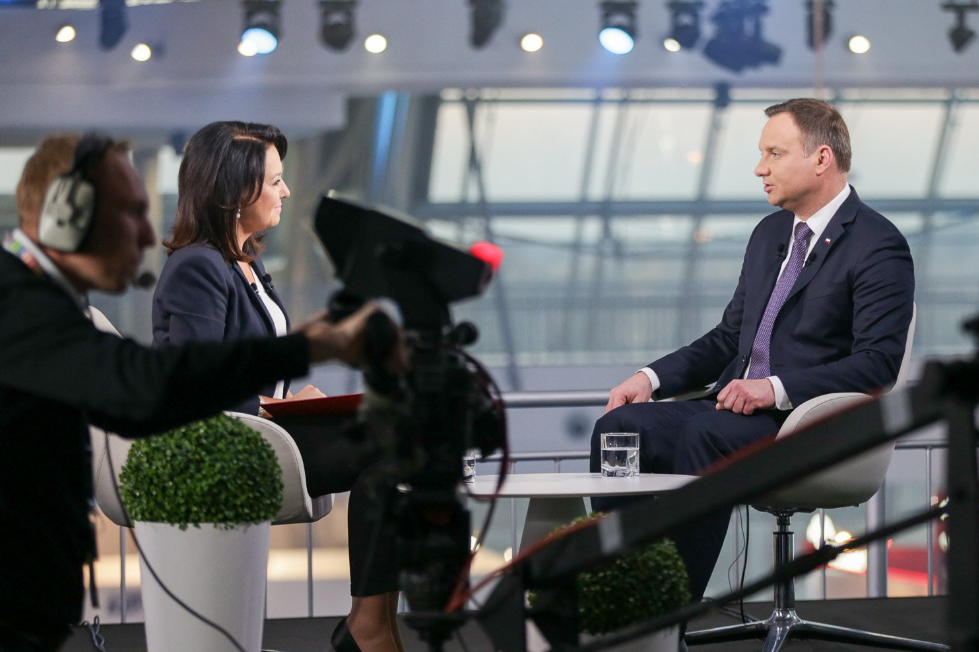 Andrzej Duda, wywiad dla TVP Info