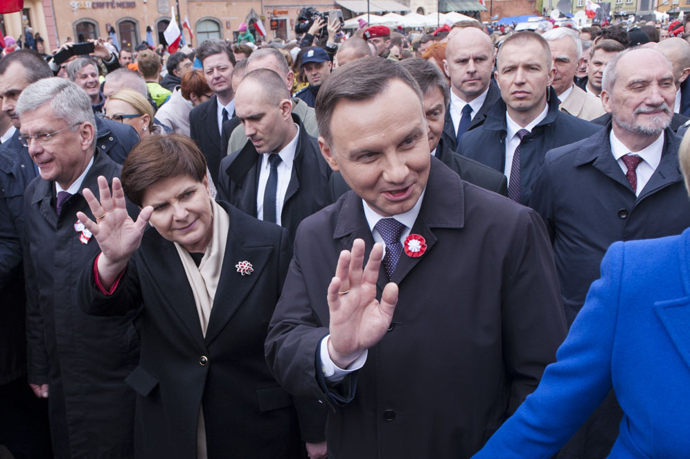 Prezydent Andrzej Duda i premier Beata Szydło