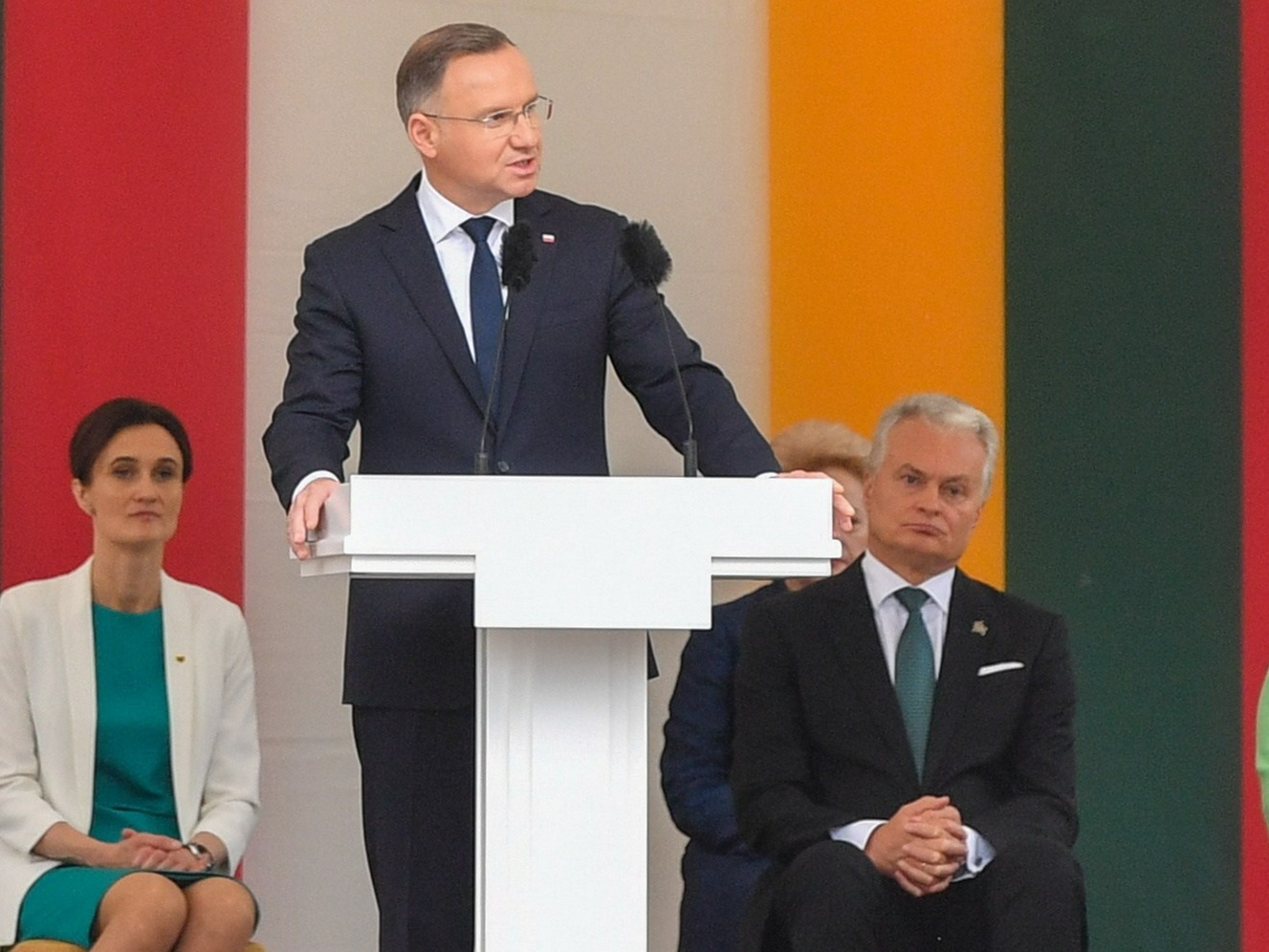 Prezydent Andrzej Duda w Wilnie