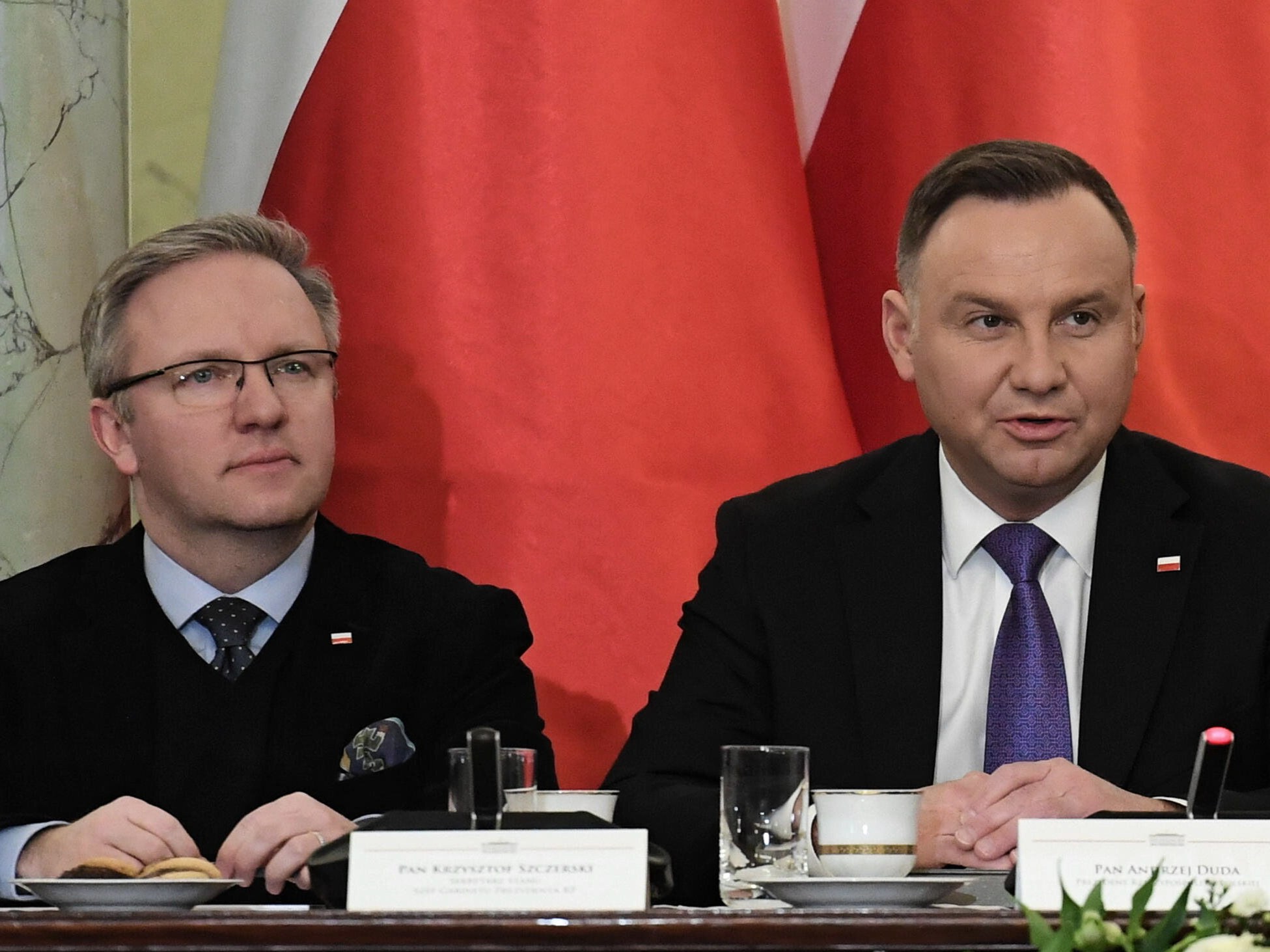 Krzysztof Szczerski i prezydent Andrzej Duda