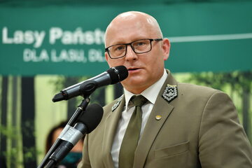 Dyrektor generalny Lasów Państwowych Andrzej Konieczny