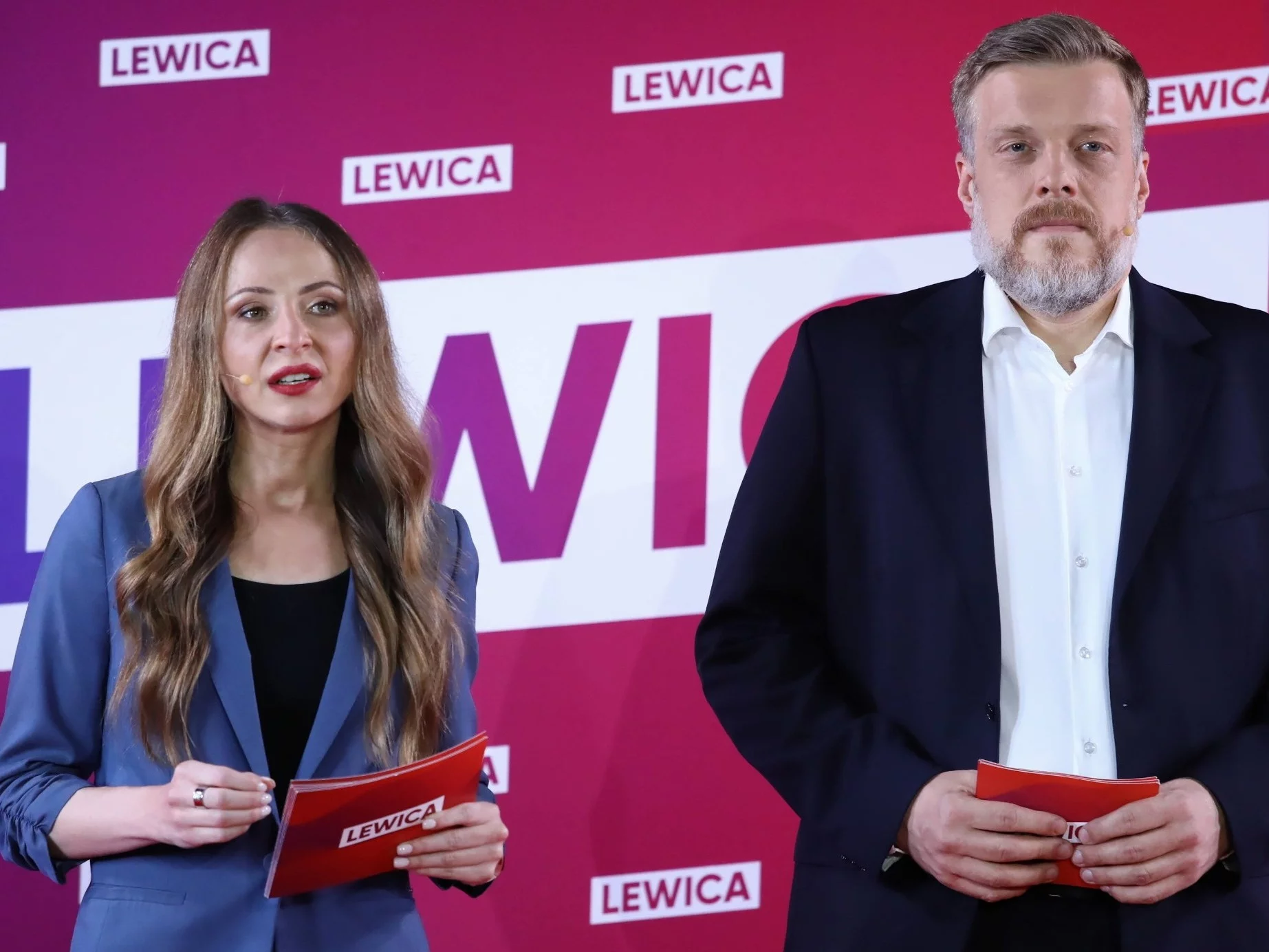 Agnieszka Dziemianowicz-Bąk i Adrian Zandberg