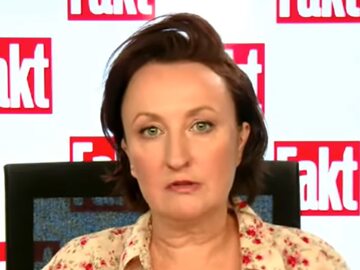 Dziennikarka Agnieszka Burzyńska
