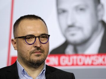 Dziennikarz TVN24 Marcin Gutowski