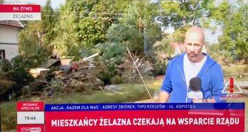 Dziennikarz TVP chwycił za kable, by udowodnić, że nie ma w nich prądu