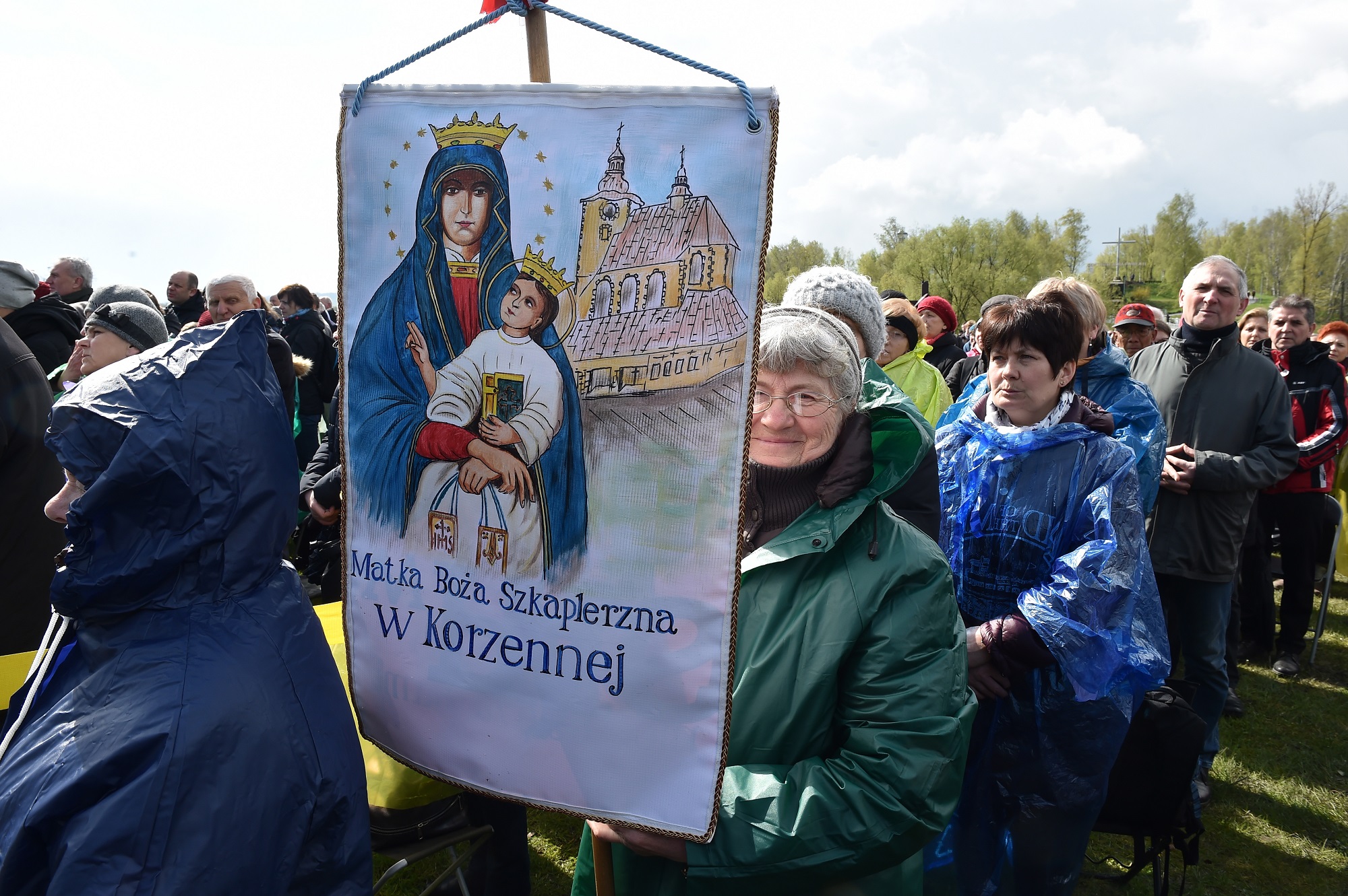 Obchody Święta Miłosierdzia Bożego w Sanktuarium Bożego Miłosierdzia w Krakowie Łagiewnikach.