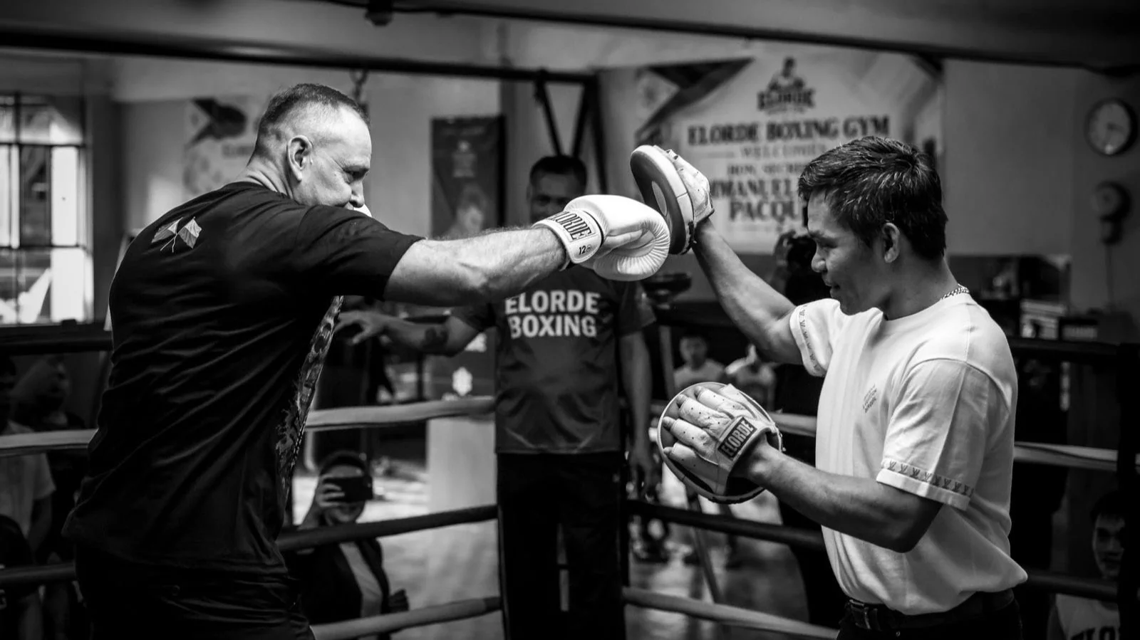 Karol Nawrocki i Manny Pacquiao