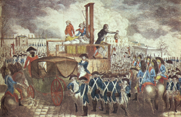 Egzekucja Ludwika XVI – miedzioryt z 1793 r.