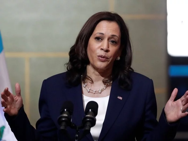 Wiceprezydent Kamala Harris podczas wizyty w Gwatemali